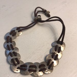 Silpada Stirling Silver Cord Bracelet